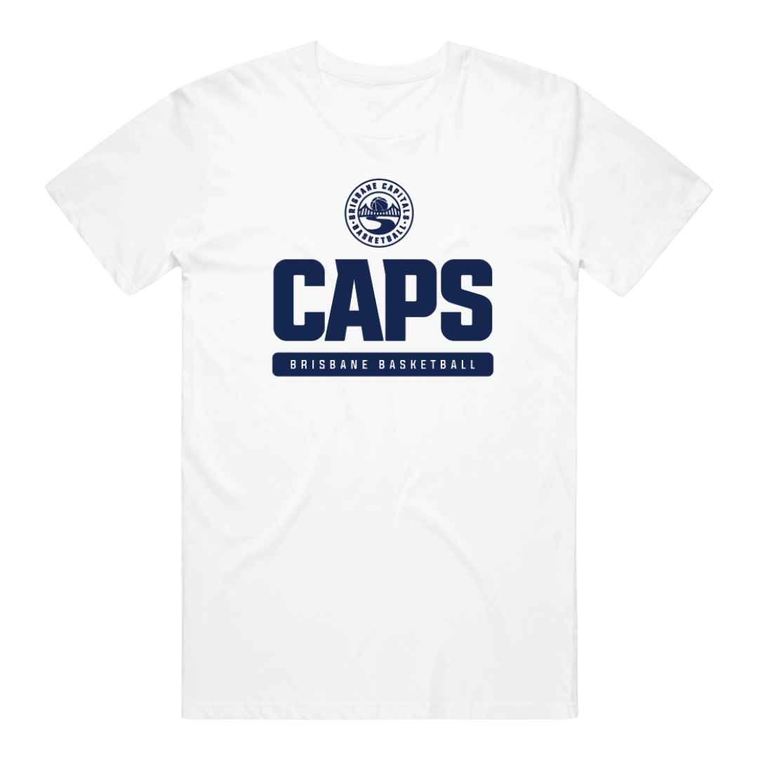 Caps Varsity Tee - White